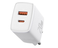 BASEUS sieciowa Compact Quick Charger 1xUSB 1xUSB-C 20W (biała) CCXJ-B02 - 1194209 - zdjęcie 3